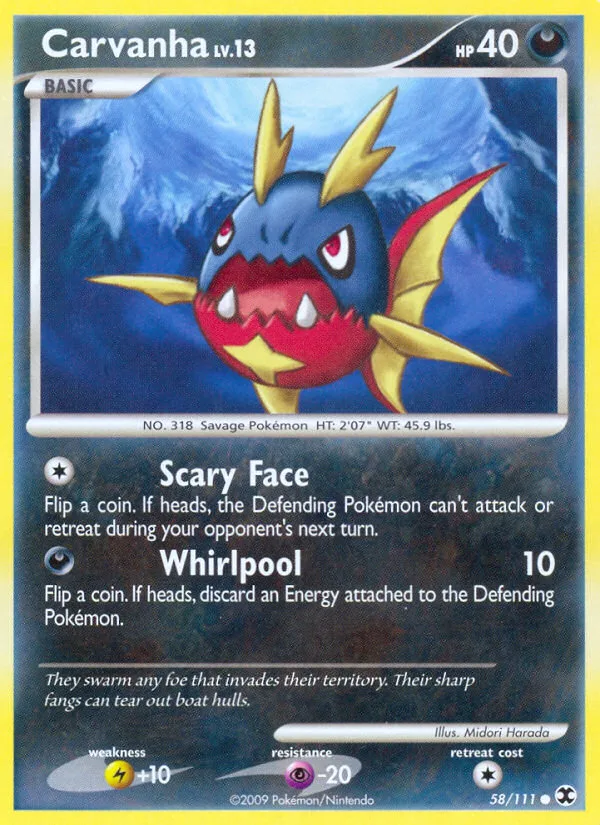 Carvanha, Rising Rivals #58/111