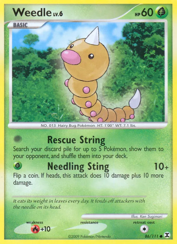 Weedle, Rising Rivals #86/111
