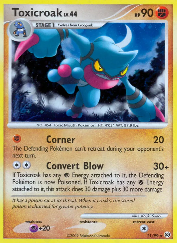 Toxicroak, Arceus #11/99