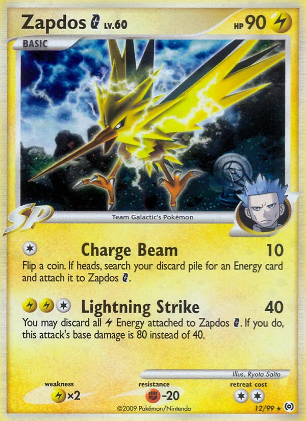 Zapdos G, Arceus #12/99
