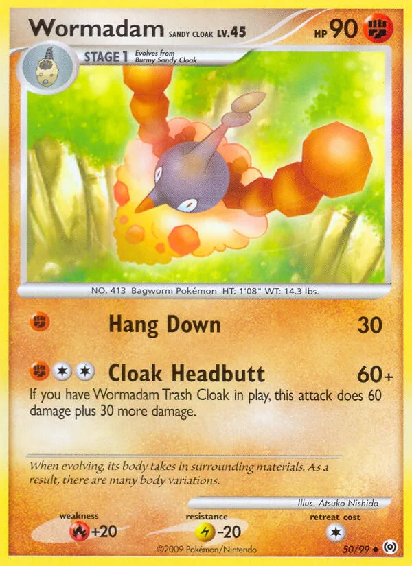 Wormadam Sandy Cloak, Arceus #50/99