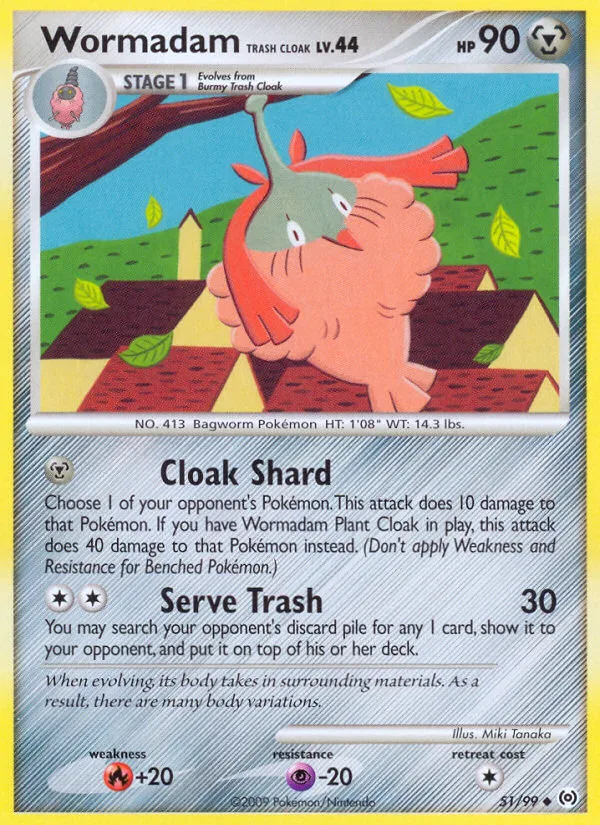 Wormadam Trash Cloak, Arceus #51/99