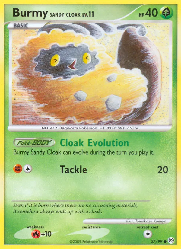 Burmy Sandy Cloak, Arceus #57/99