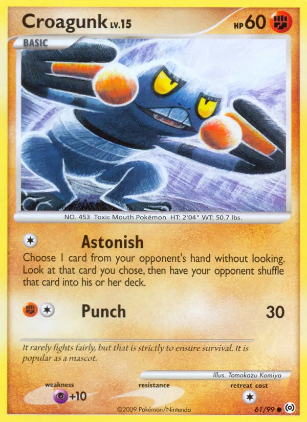 Croagunk, Arceus #61/99