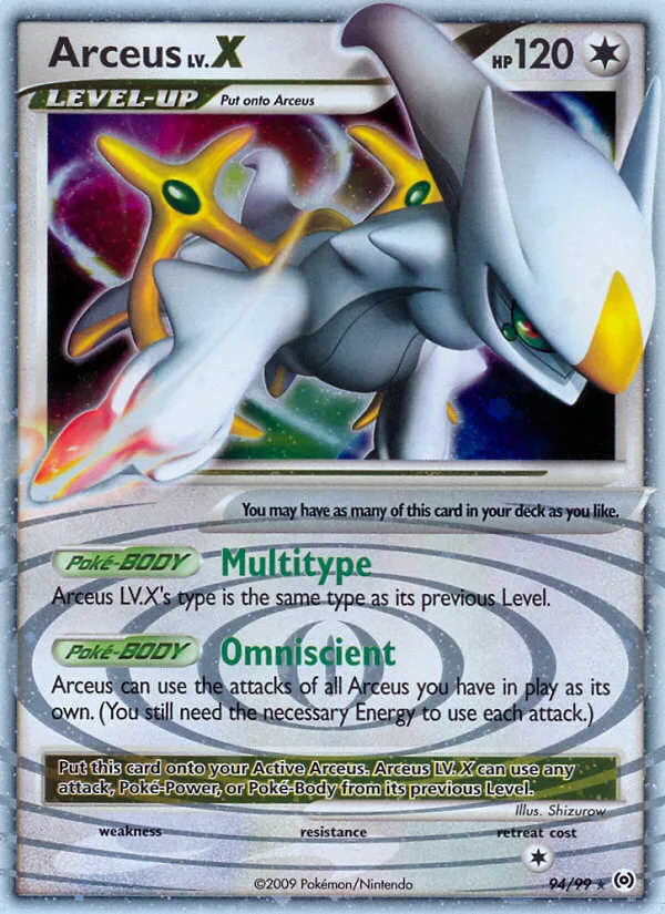 Arceus LV.X, Arceus #94/99