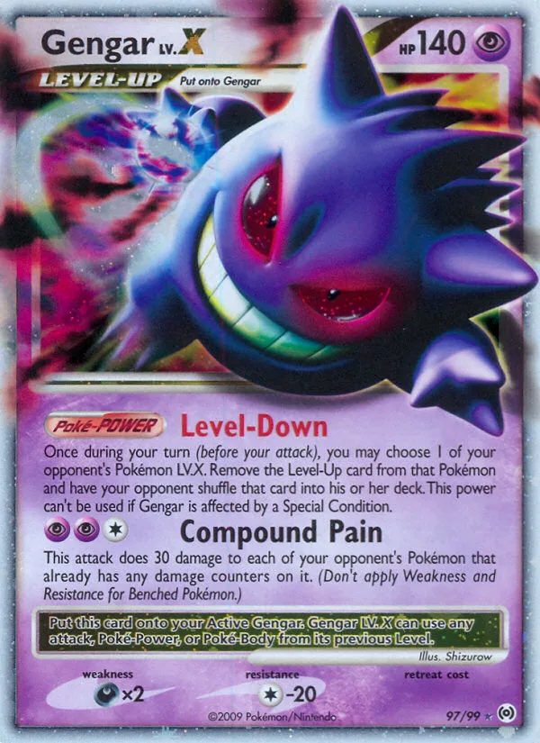 Gengar LV.X, Arceus #97/99
