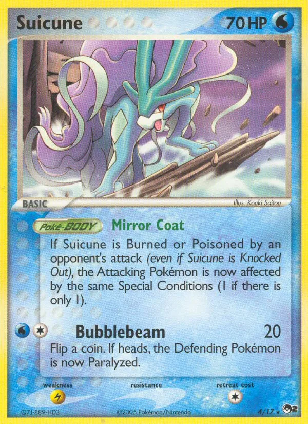 Suicune, POP Series 2 #4/17