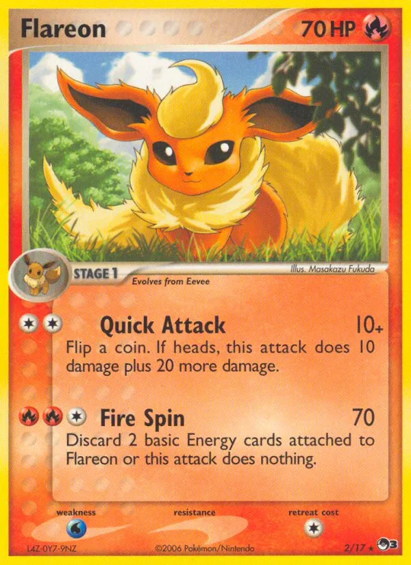 Flareon, POP Series 3 #2/17
