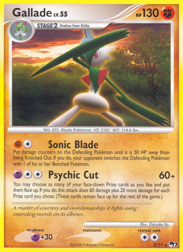 Gallade, POP Series 7 #2/17