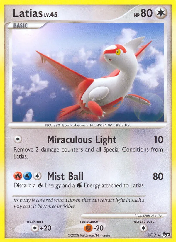 Latias, POP Series 7 #3/17