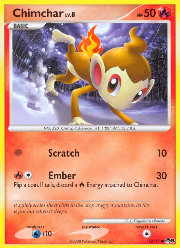 Chimchar, POP Series 8 #12/17