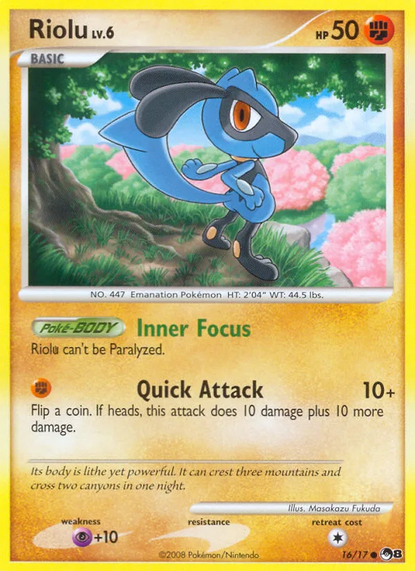 Riolu, POP Series 8 #16/17