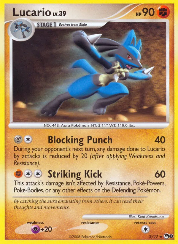 Lucario, POP Series 8 #2/17