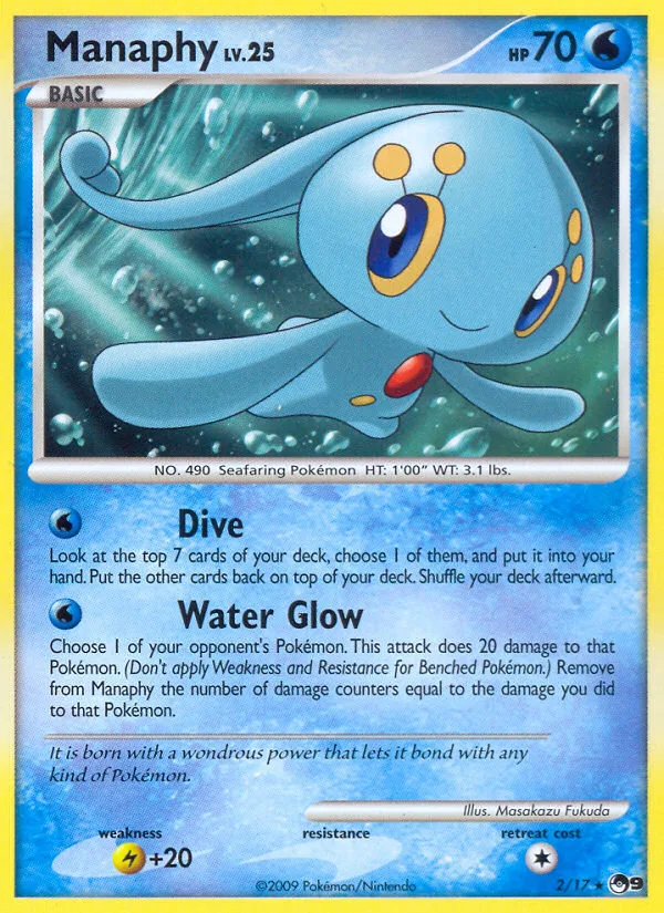 Manaphy, POP Series 9 #2/17