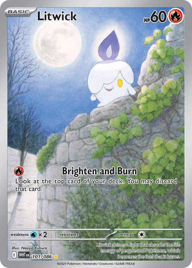 Litwick, White Flare #101/086