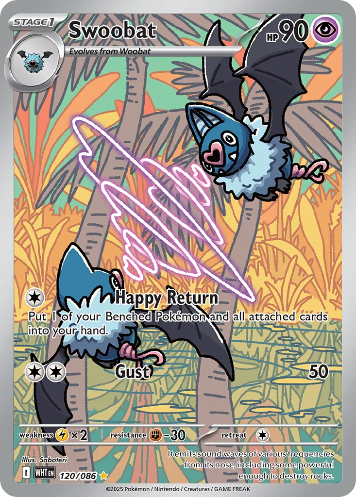 Swoobat, White Flare #120/086