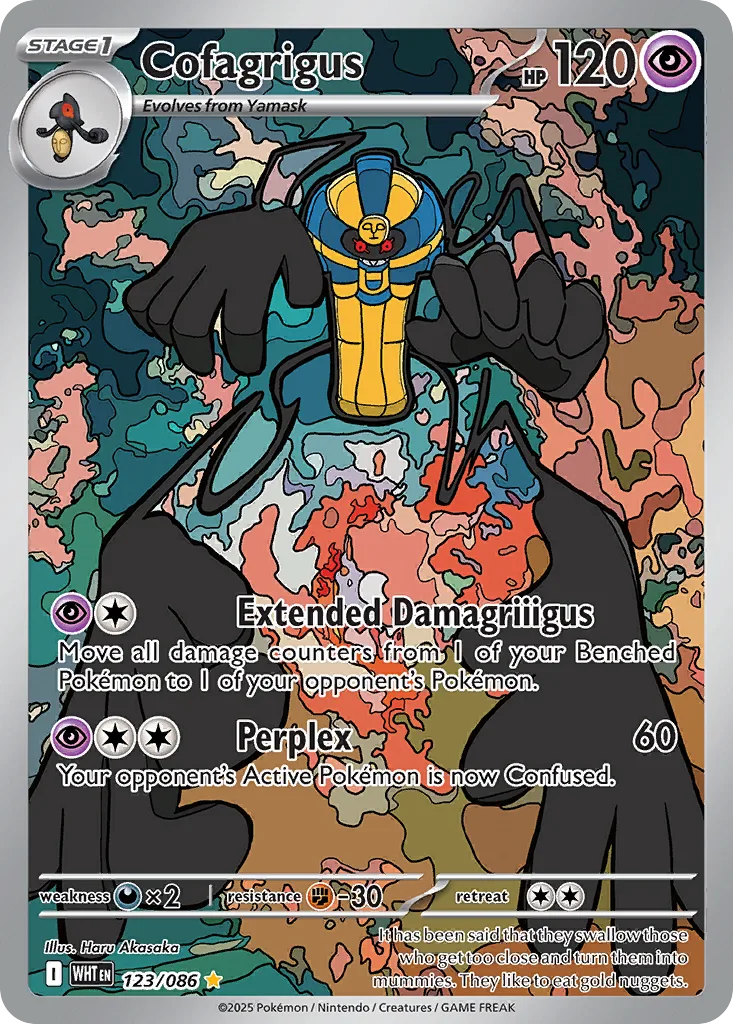 Cofagrigus, White Flare #123/086