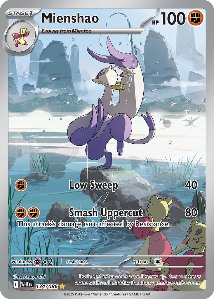 Mienshao, White Flare #134/086