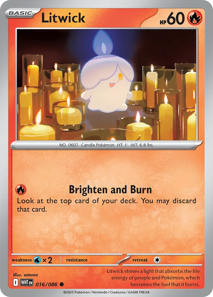 Litwick, White Flare #016/086