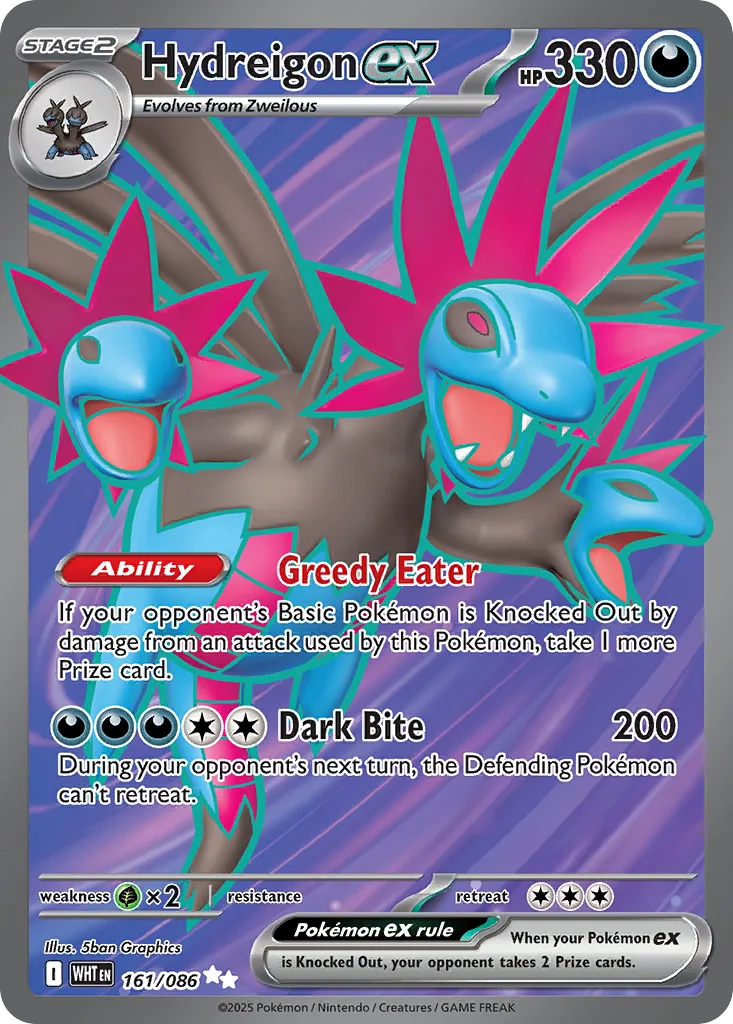 Hydreigon ex, White Flare #161/086
