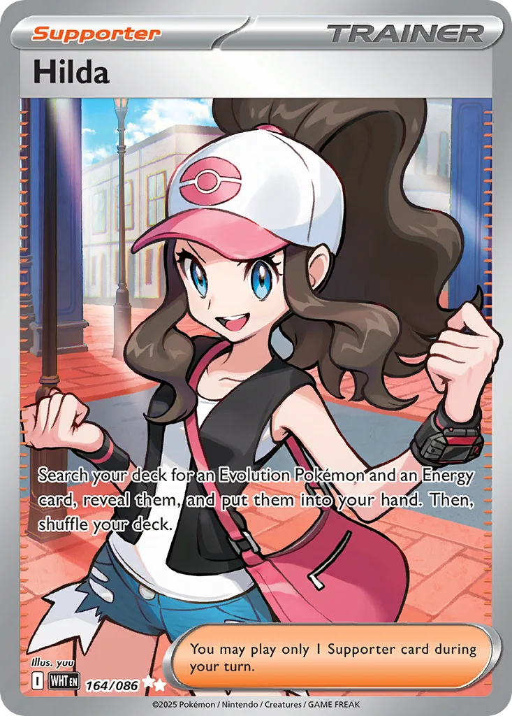 Hilda, White Flare #164/086