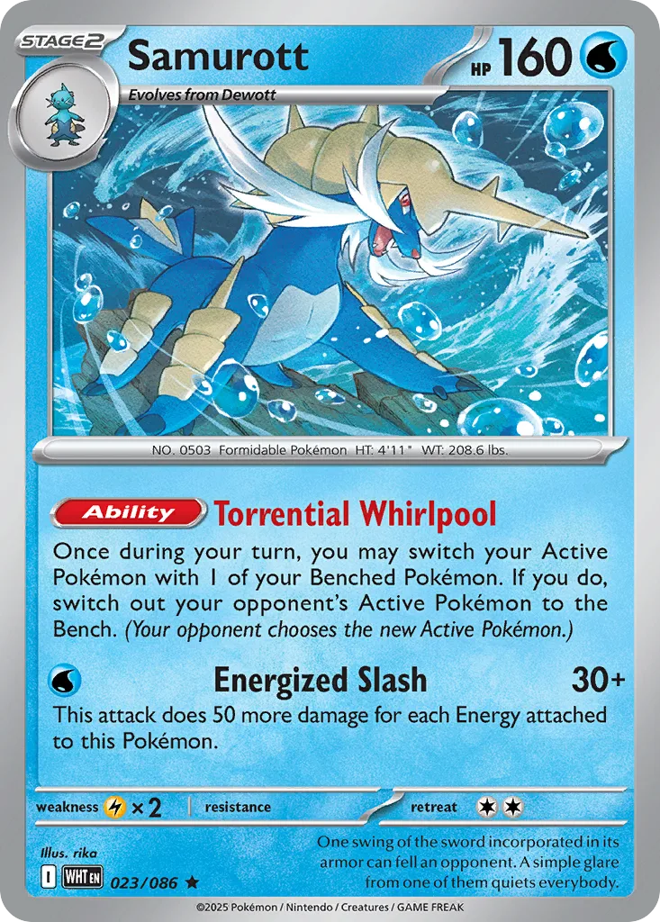Samurott, White Flare #023/086