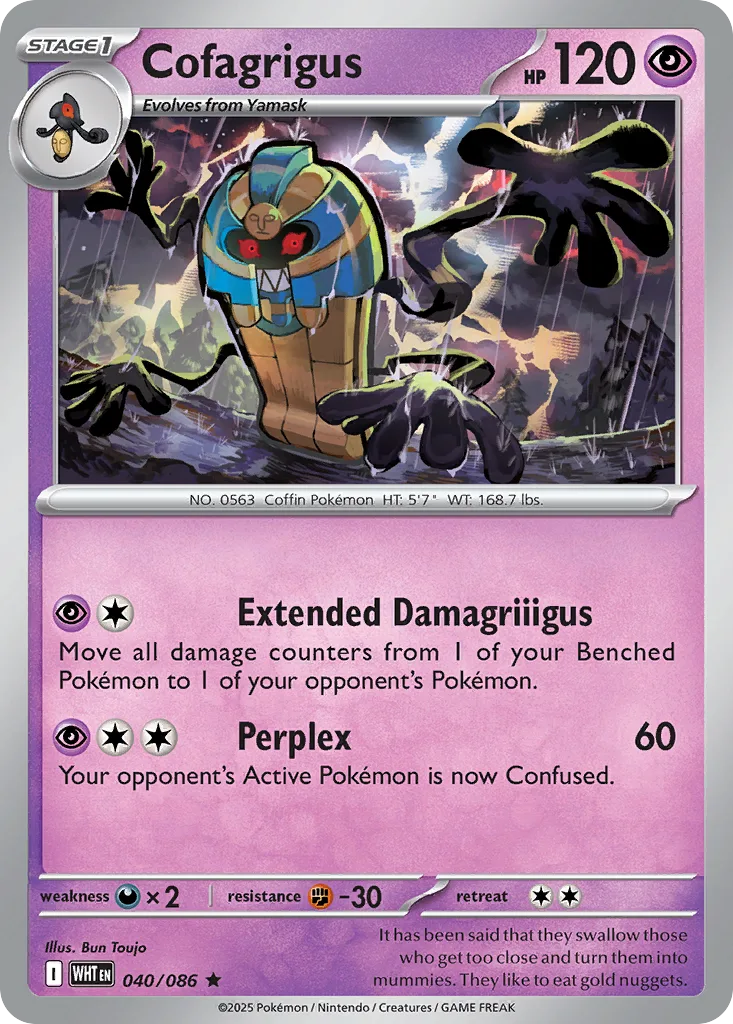 Cofagrigus, White Flare #040/086
