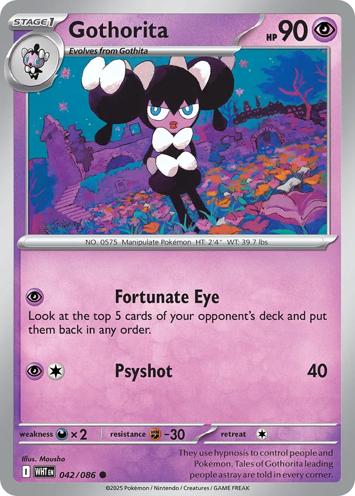 Gothorita, White Flare #042/086