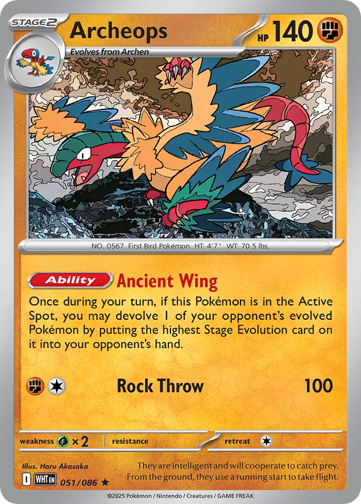 Archeops, White Flare #051/086