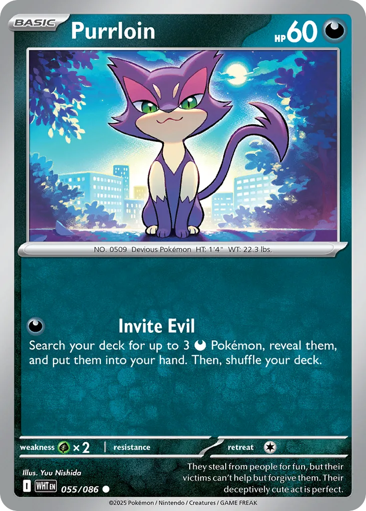 Purrloin, White Flare #055/086