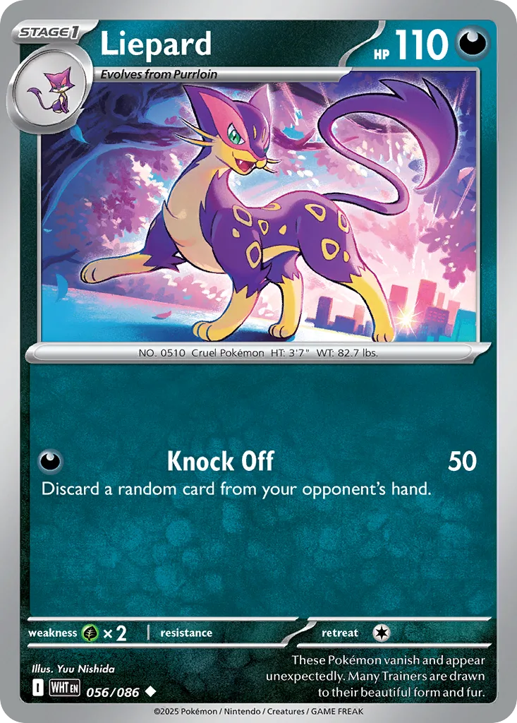 Liepard, White Flare #056/086
