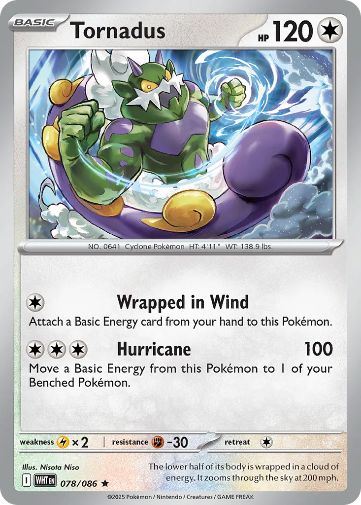 Tornadus, White Flare #078/086