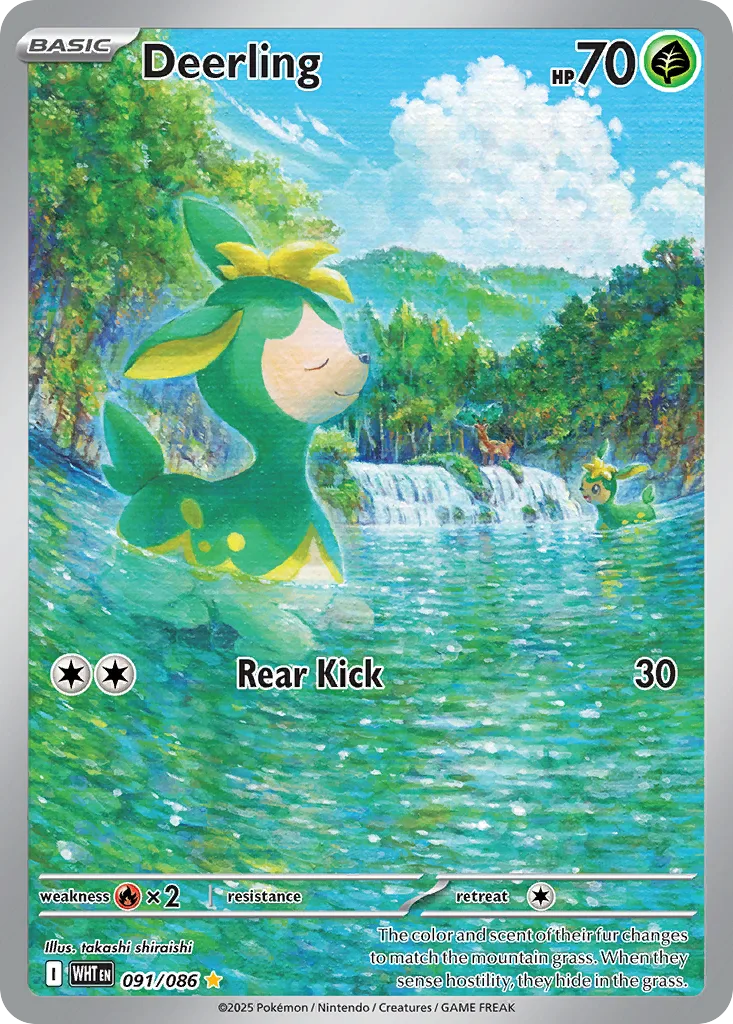 Deerling, White Flare #091/086