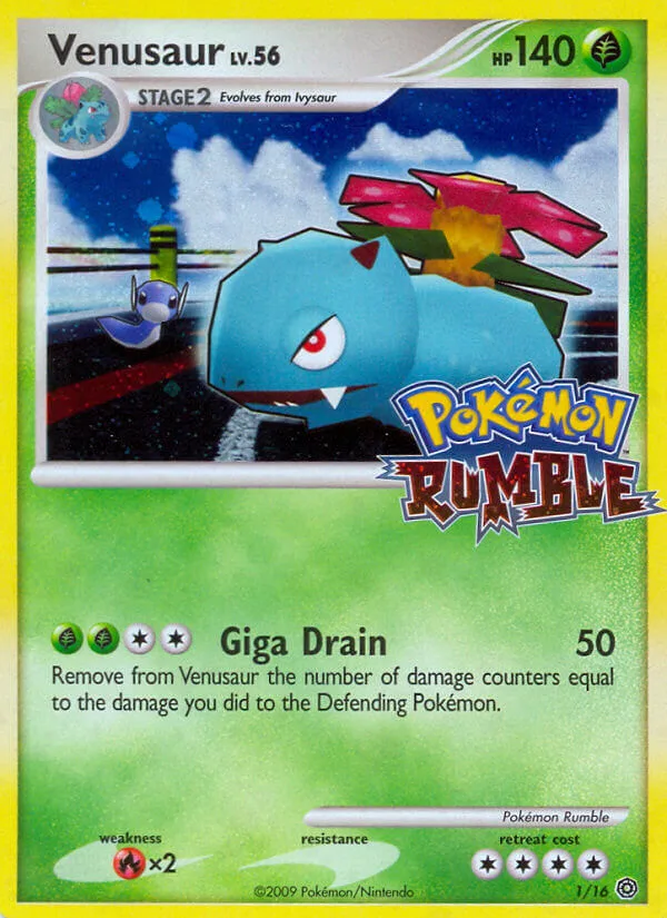 Venusaur, Pokémon Rumble #1/16