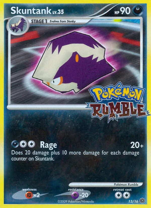 Skuntank, Pokémon Rumble #13/16