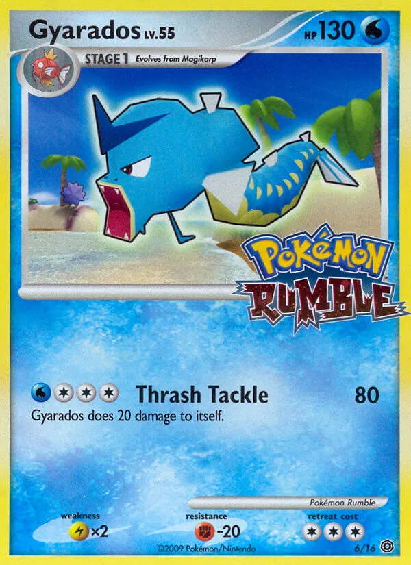 Gyarados, Pokémon Rumble #6/16