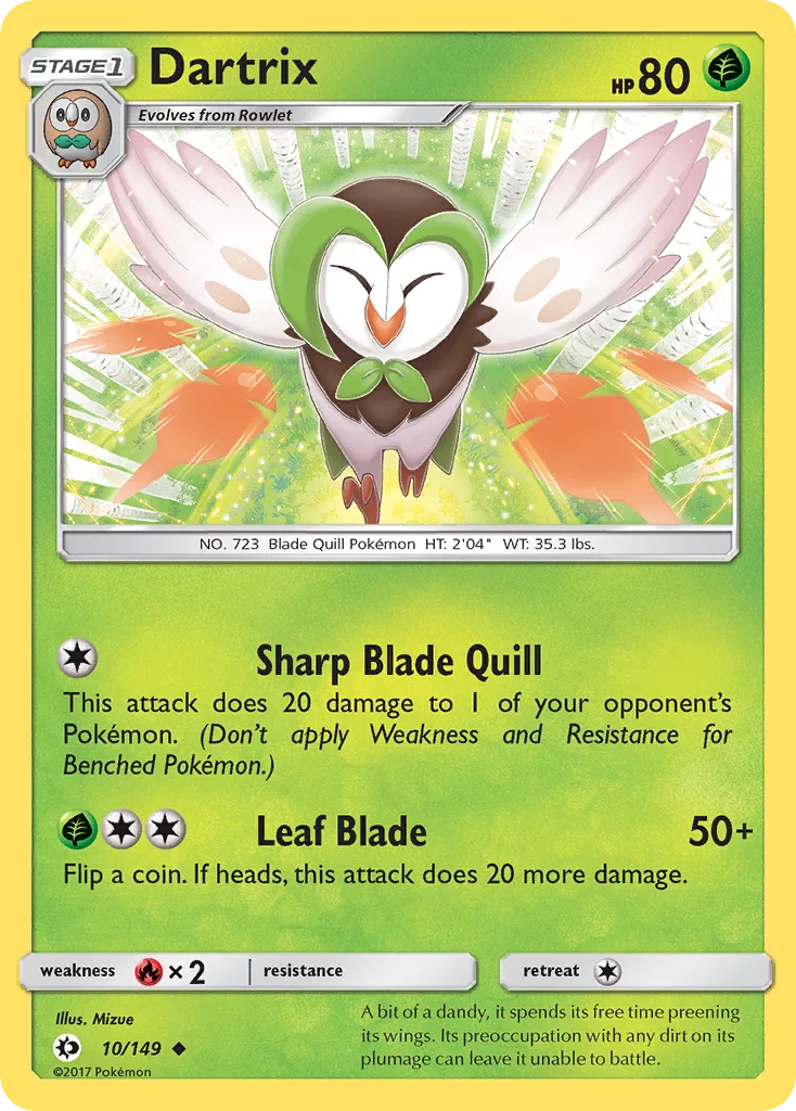 Dartrix, Sun & Moon #10/149