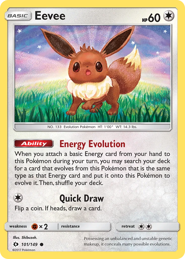 Eevee, Sun & Moon #101/149