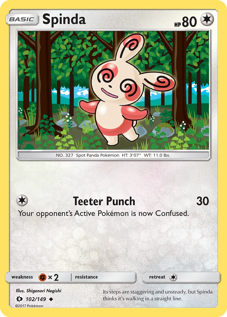 Spinda, Sun & Moon #102/149