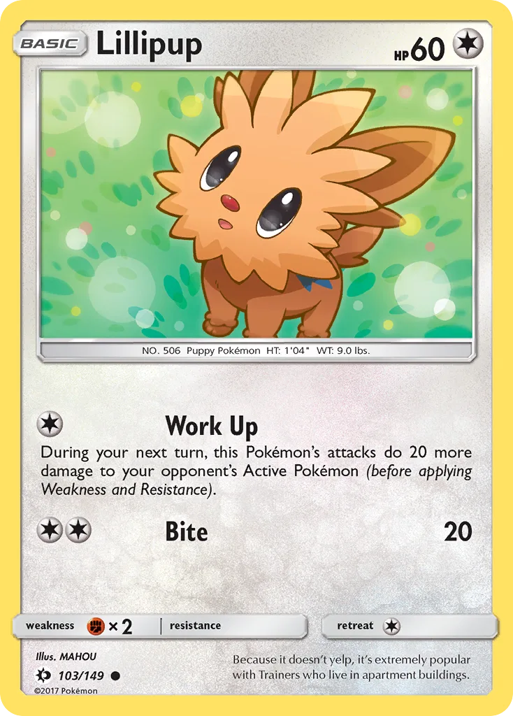 Lillipup, Sun & Moon #103/149