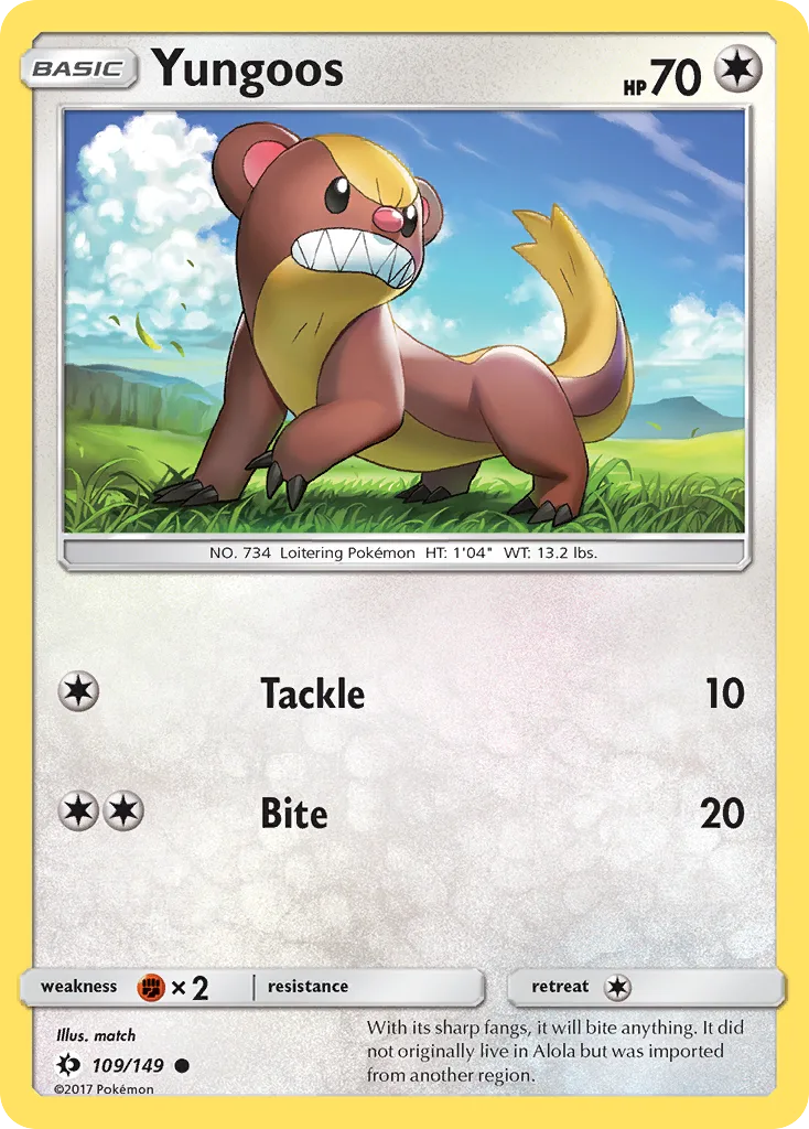 Yungoos, Sun & Moon #109/149