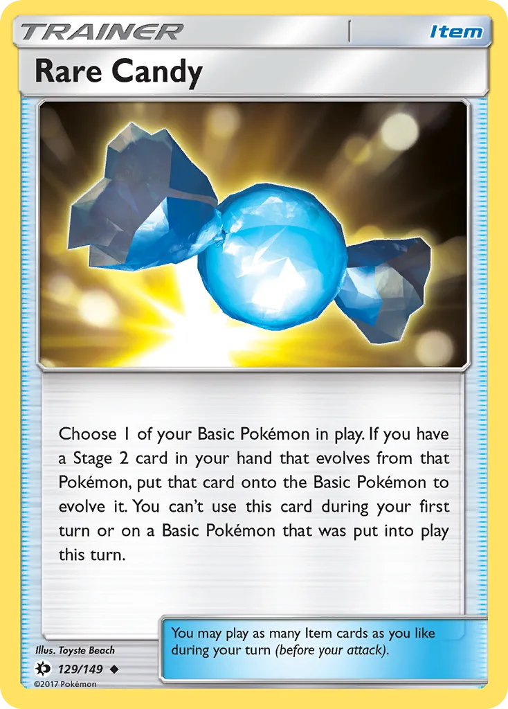 Rare Candy, Sun & Moon #129/149
