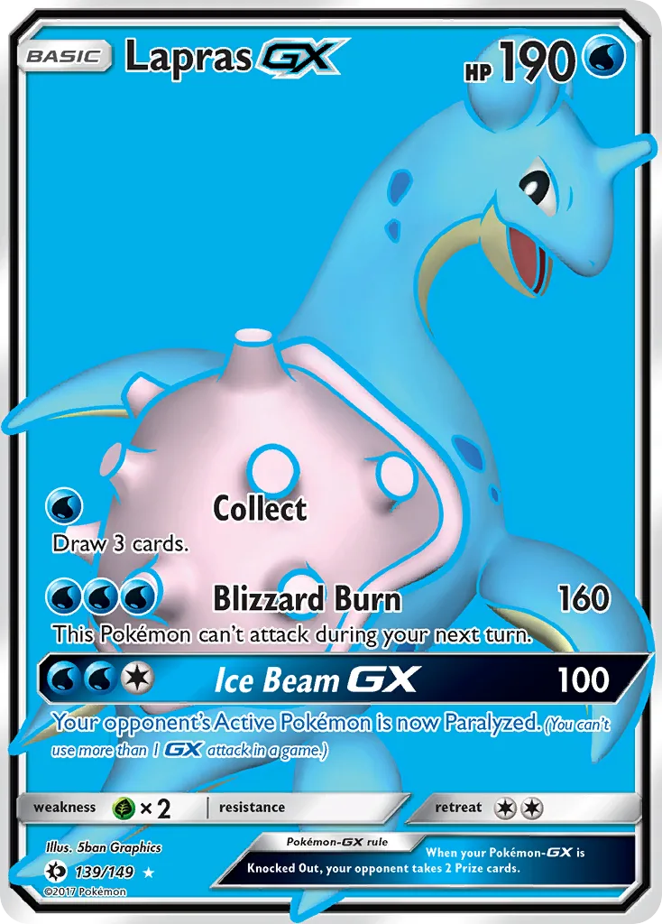 Lapras-GX, Sun & Moon #139/149