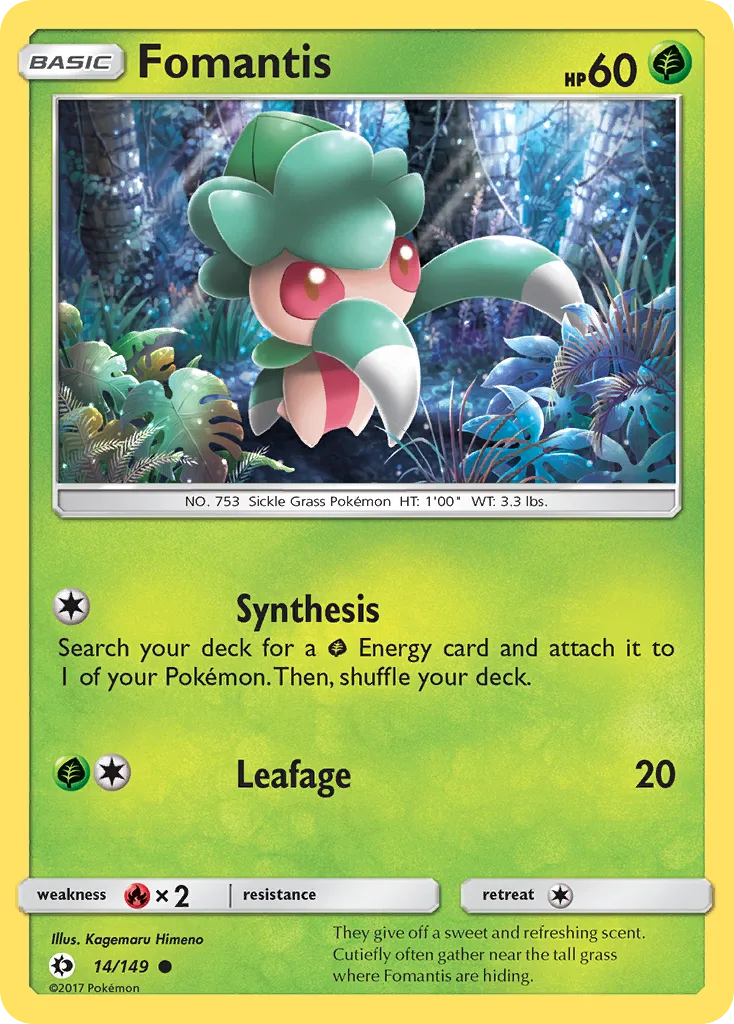 Fomantis, Sun & Moon #14/149