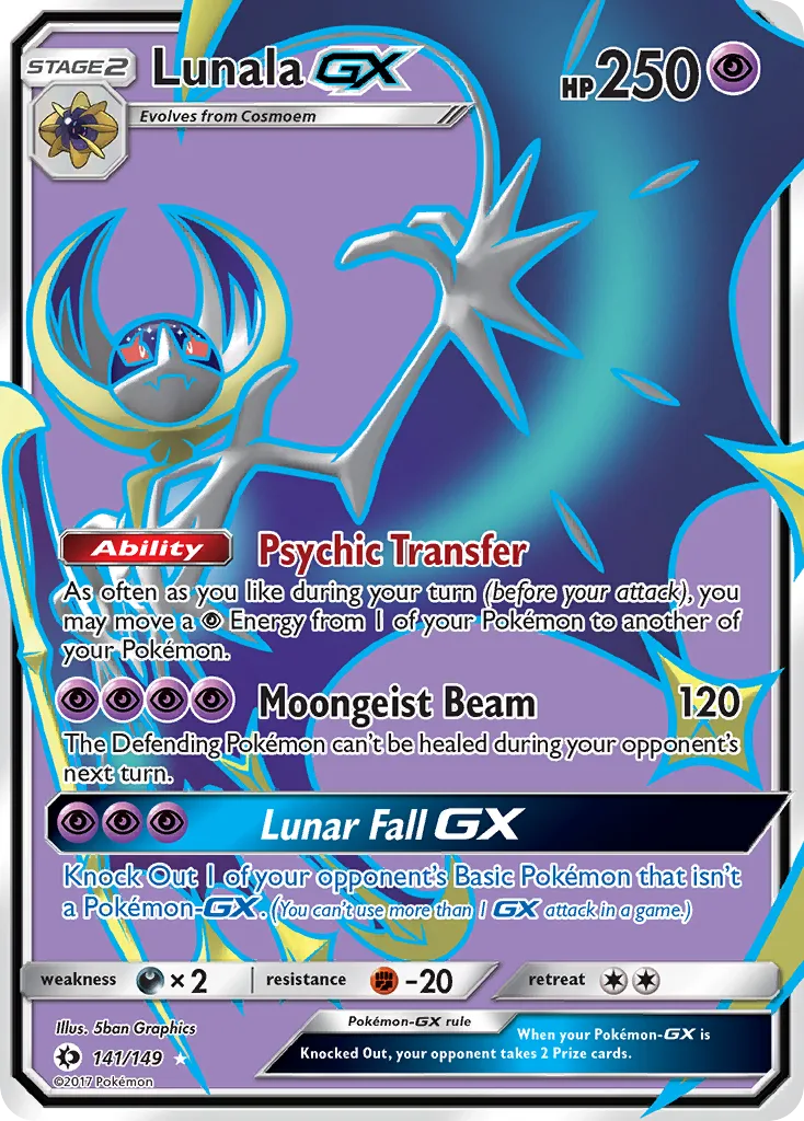 Lunala-GX, Sun & Moon #141/149