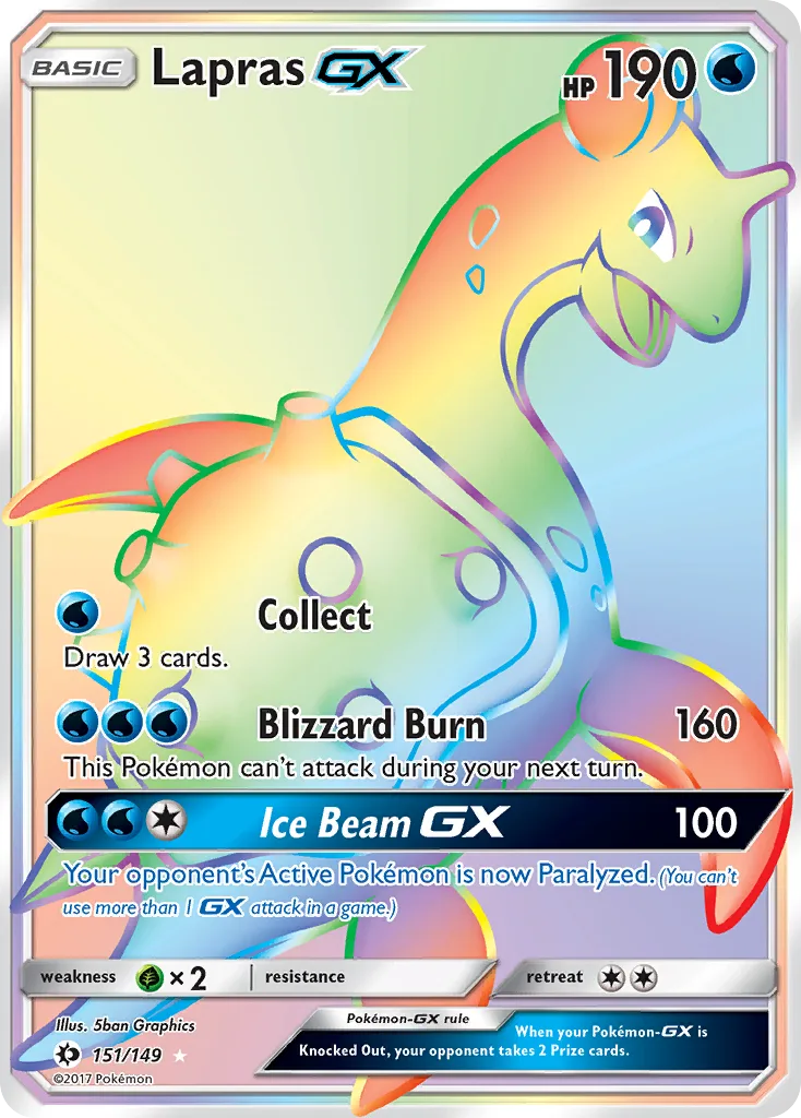 Lapras-GX, Sun & Moon #151/149
