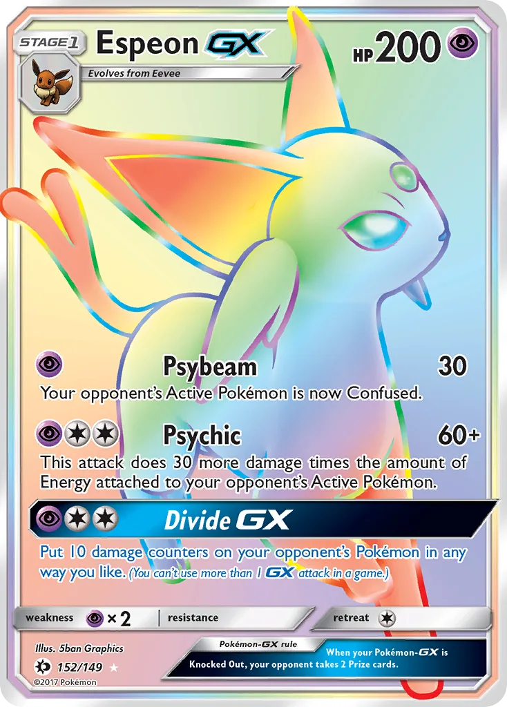 Espeon-GX, Sun & Moon #152/149