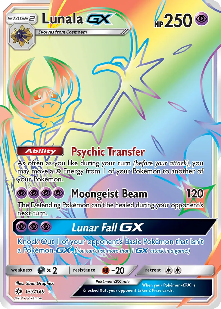 Lunala-GX, Sun & Moon #153/149