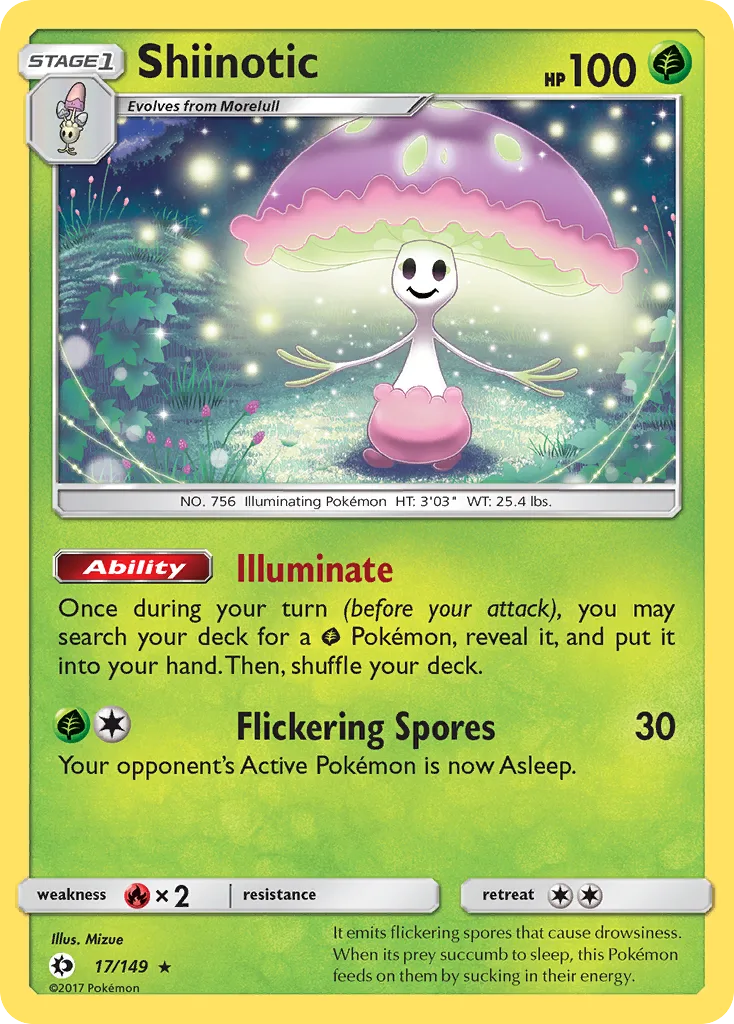 Shiinotic, Sun & Moon #17/149