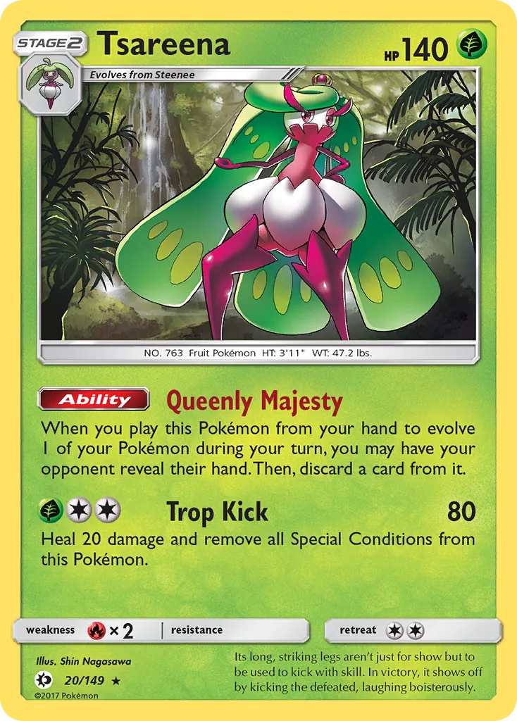 Tsareena, Sun & Moon #20/149